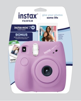 Fujifilm Instax Mini 7 Bundle Instant Camera - Purple 74101205749