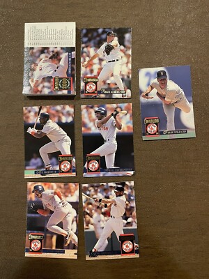 1994 Donruss Boston Red Sox Team Set, Clemens, Vaughn, Dawson, Viola, Greenwell