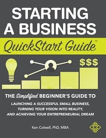 Colwell Phd Mba Ken - Starting a Business QuickStart Guide   The Simpl - X555z