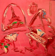 PINK ROOM   IMPRESSIONIST  ORIGINAL OIL  PAINTING -ABSTRACT ART UPIUWD