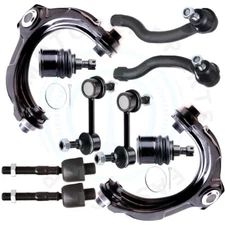 10pcs For 2008-2012 Honda Accord Front Control Arm Ball Joint Tie Rod End Kit