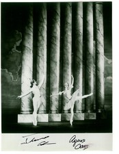 Thomas Edur & Agnes Oaks Signed 8 x 10 Photo / Autographed Ballet Dancers