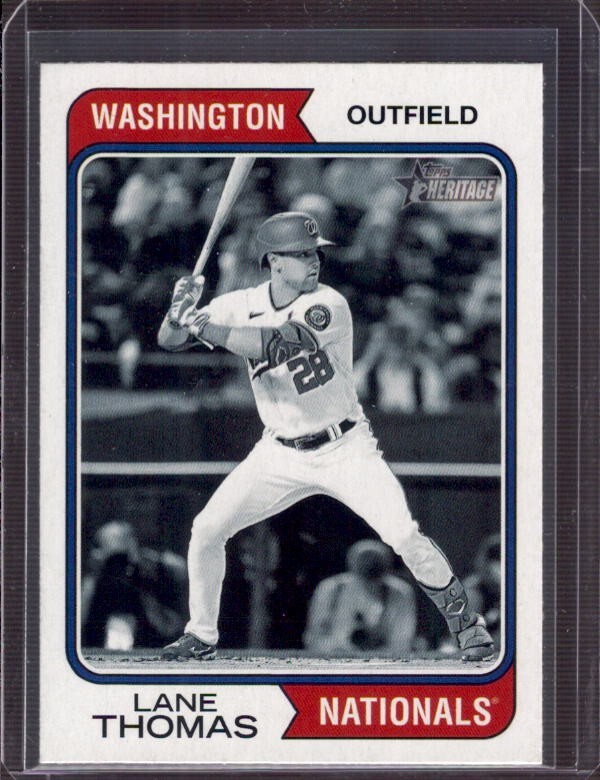 LANE THOMAS 2023 Topps Heritage Black & White Black & White SP Parallel #69
