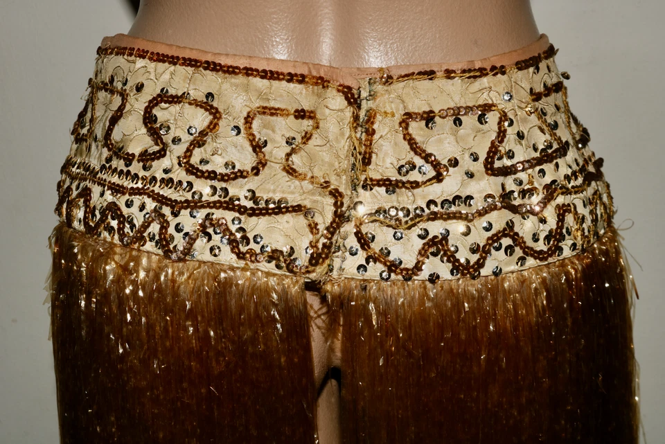 Hawaiian Hulu Vintage costume luau plastic grass skirt - Image 3 of 4