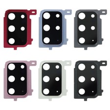 Rear Back Camera Glass Lens Cover Metal Frame For Samsung Galaxy S20 Plus