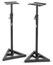On-Stage SMS6000-P- 1 Pair Adjustable Studio Monitor Speaker Stands-PreOwned 
