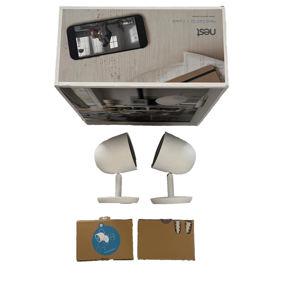 Nest Cam IQ Indoor Security Camera 2 Pack 1080p HDR Open Box Unused NC3100US - Image 3 of 4