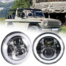 Für G-Klasse 250 GD Wolf W460 W461 E24-Nummer 7 Zoll 12V 24V LED Scheinwerfer