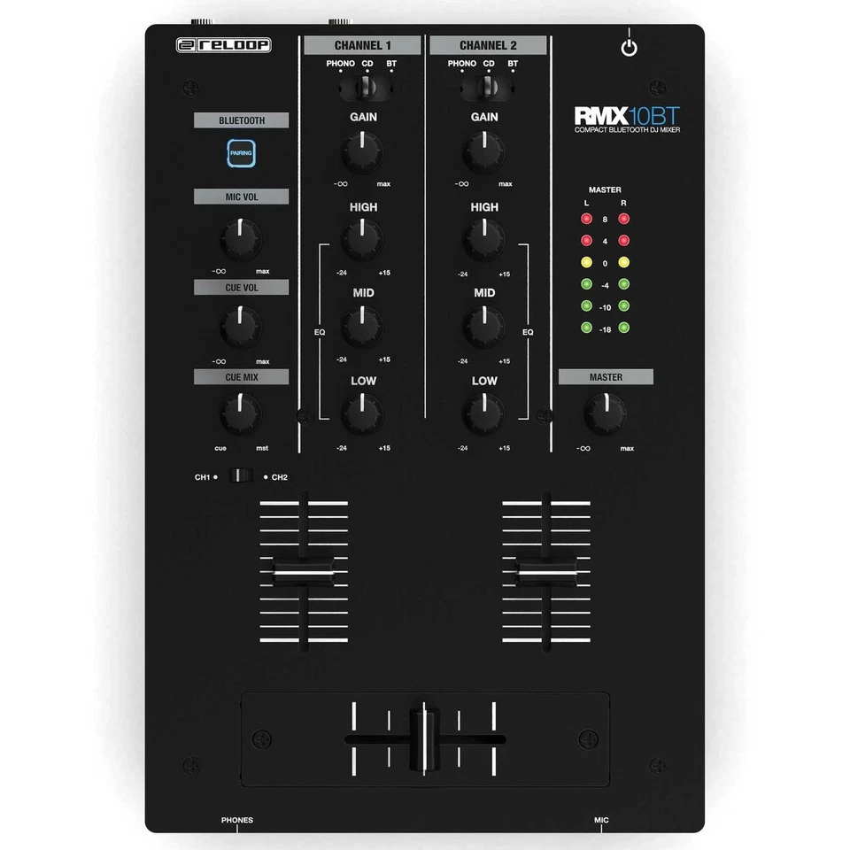 Reloop RMX-10-BT Compact Bluetooth DJ Mixer - Bild 2 von 2