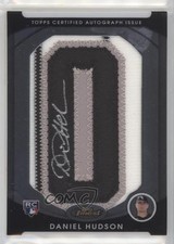 2010 Topps Finest /217 Daniel Hudson (Letter O) #153 Auto 0b2