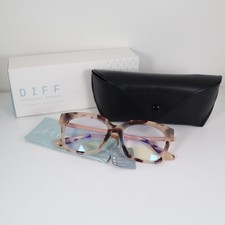 DIFF EYEWEAR BELLA XS CT-BB163 CREAM TORTOISE Blue Light Glasses 50-17-142mm