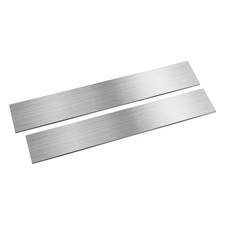 2pcs 304 Stainless Steel Flat Bar 1/8" x 2" x 12" Brushed Finish Trim Stock
