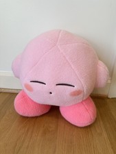 Kirby Wool Sleeping. BIG 13.8 Plush Kirby of the Stars. Round One Exclusive.