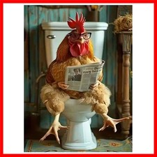 5D Diamond Painting Kits for Adults,Chicken Diamond Art Kits for Adults Beginner
