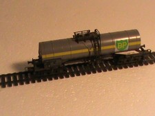 grand wagon citerne HO ROCO/GD CITERNE A BOGIES/ BP/ OCCASION