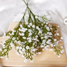 Artificial Babys Breath Flowers Bulk 18 Stems Realistic Fake Flowers for Wedding