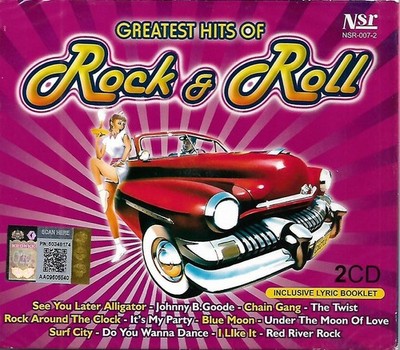 60's Greatest Hits of Rock N Roll 2CD Bill Haley Chuck Berry Jerry Lee Lewis