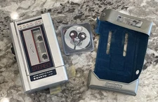 Sanyo M-G31 Portable Stereo Cassette Player & AM/FM Radio WORKS W/ Koss Earbuds