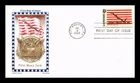 Dr Jim Stamps First Day Cover First Navy Jack 1775 Jackson Covers Chickering