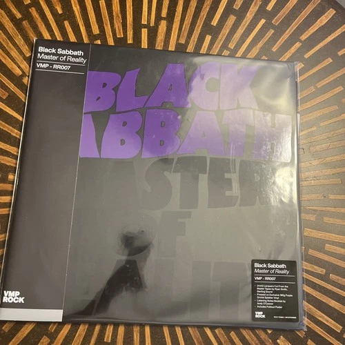 BLACK SABBATH - Master of Reality- VMP - Purple Orchid Splatter Vinyl LP
