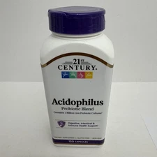 21st Century Acidophilus Probiotic Blend Capsules - 150 Caps - Exp 3/28