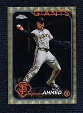 Marketplace image: 2024 Topps Chrome Update Sapphire Superfractor 1/1 Nick Ahmed #USCS98 6m1