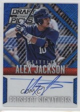 2014 Panini Prizm Perennial Draft Picks Blue Mojo 7/75 Alex Jackson #6 Auto 1j6