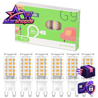 G9 LED Leuchtmittel Warmweiß 3W 2700K 480LM 6Er Pack Energieeffizienz C