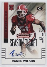 2015 Panini Contenders Draft Picks Auto Ramik Wilson #241 Auto 1gx2