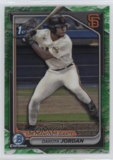 2024 Bowman Draft Chrome Lunar Glow Refractor Dakota Jordan #BDC-71 03ok