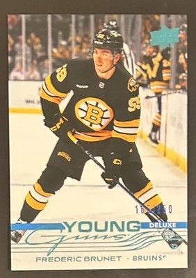 2025 Upper Deck Series 2 Young Guns Deluxe 165/250 Frederic Brunet RC #489