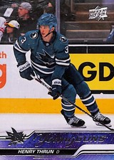 Henry Thrun 2023-24 Upper Deck Series 1 Young Guns #236 San Jose Sharks