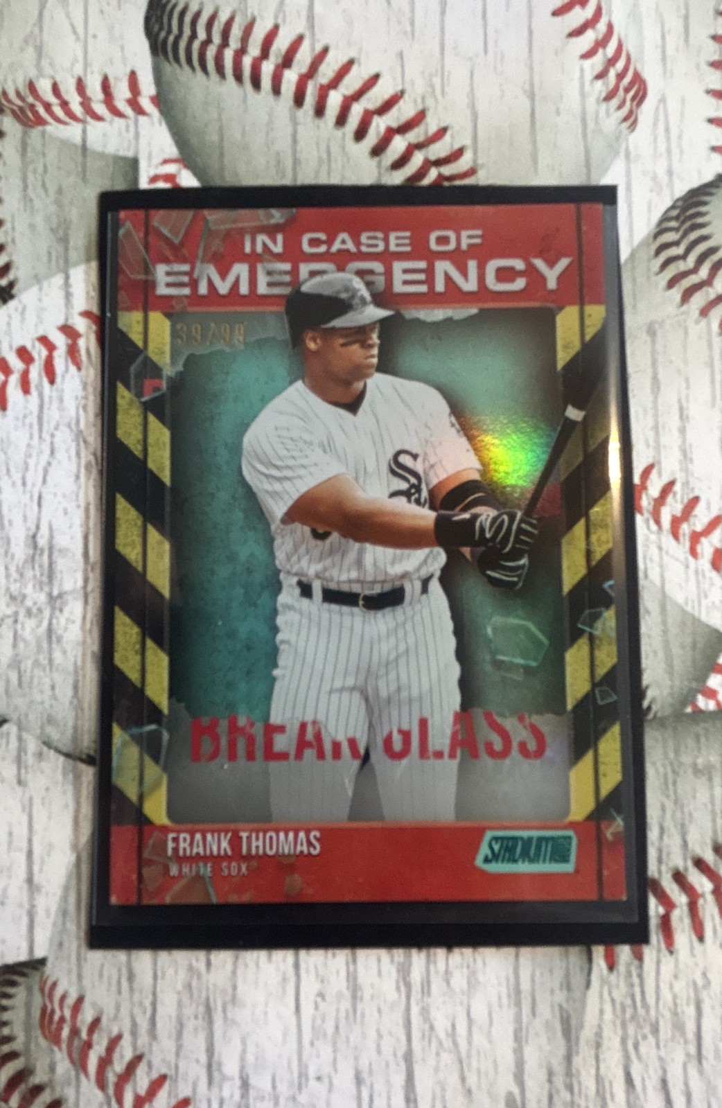 2025 Topps Stadium Club - In Case of Emergency Frank Thomas #ICE-16 Turquoise...
