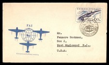 Mayfairstamps Czechoslovakia FDC 1960 Airplane FAI First Day Cover aaw_30389