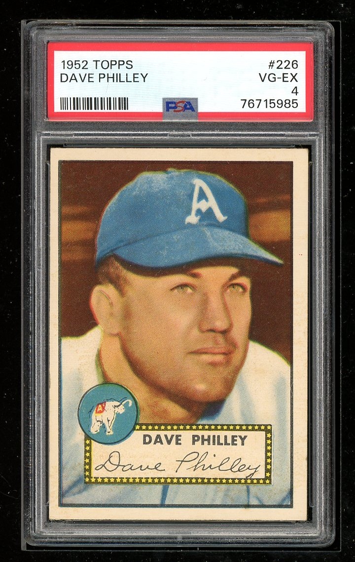 1952 Topps #226 Dave Philley PSA 4