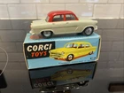 VINTAGE CORGI TOYS 207 STANDARD VANGUARD SALOON CAR IN ORIGINAL BOX 1957 #256
