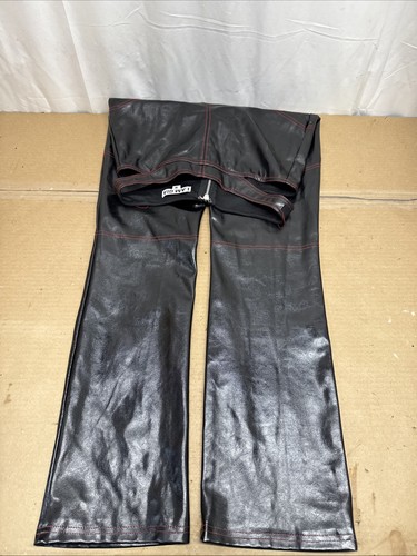 I.AM.GIA Rare Women's Black and Red Bottoms Faux Leather Sz Medium - Picture 9 of 14