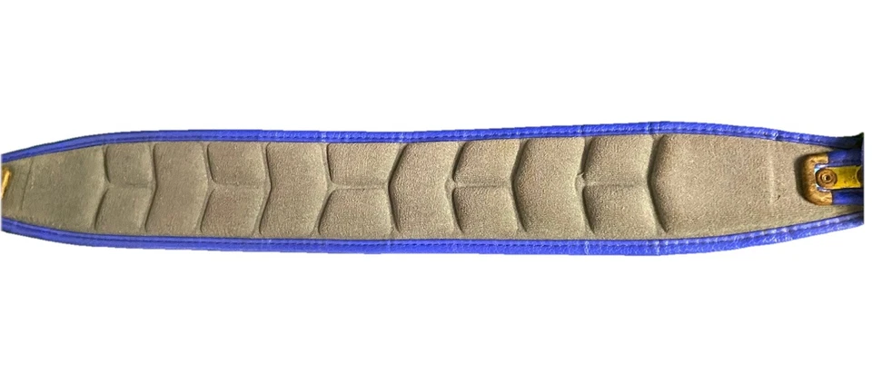 Correa de repuesto Mizuno azul y blanco para bolsa de golf Staff dos caribiners 35 pulgadas Foto 4 de 4