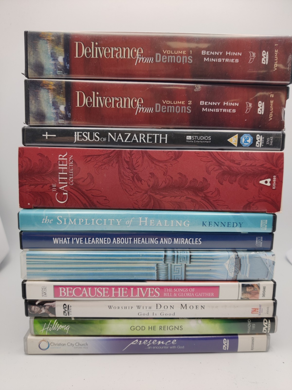 Gospel & Religious DVD Bundle Gaither Homecoming Friends Hillsong Jesus God