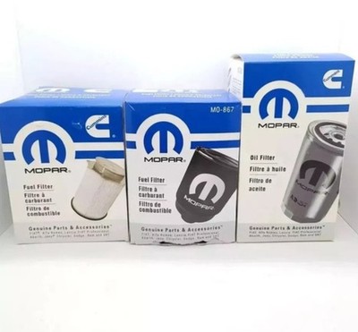 2013-2018 RAM 2500 3500 4500 5500 6.7L DIESEL OIL FUEL FILTER KIT MOPAR GENUINE