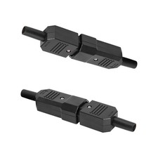 AC250V 10A 3 Terminals IEC320 Power Socket Plug Adapter Device Connector,10Pair