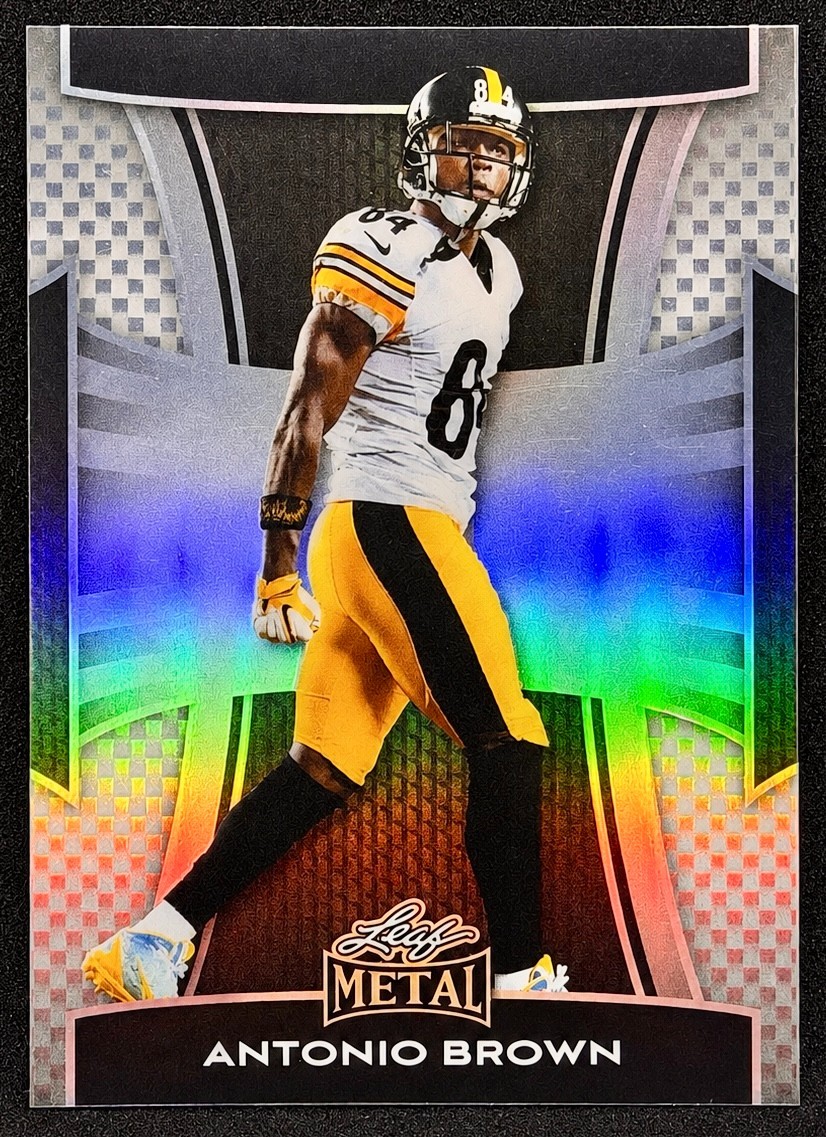 Antonio Brown 2025 Leaf Metal #6 124/149 Steelers
