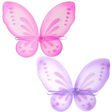 XQQDQQ 2Pcs Fairy Wings for Adult Women - Lightweight Butterfly Wings
