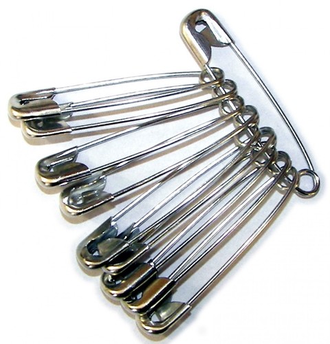 100pcs Stainless Steel Safety Pins – Durable Multi-Purpose Sewing & Craft Clips - Picture 2 of 2