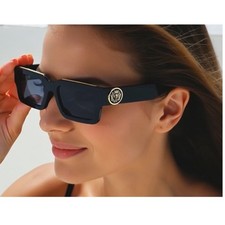 Vintage Oversized Sunglasses Women Fashion Brand Big Frame Sun Glasses Female