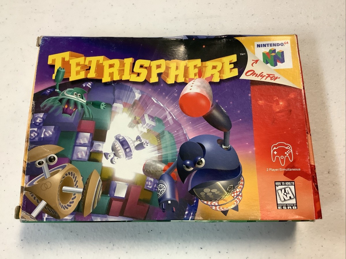 Tetrisphere (Nintendo 64, 1997) N64 With Original Box and