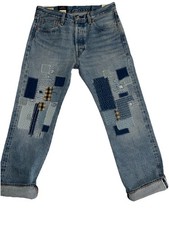 Ribete Sashiko Original Levi's Premium 501 Varios Tamaños, Elige