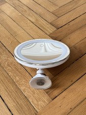 Miroir grossissant x10 LED Fancii Luna ventouse blanc maquillage salle de bain