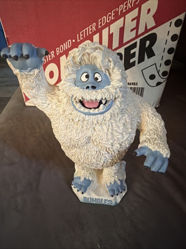 Bumble the Abominable Snowman Rudolph Red-Nosed Reindeer Bobblehead Figure
