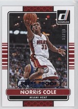 2014-15 Panini Donruss Press Proof Blue 89/99 Norris Cole #76 a3q